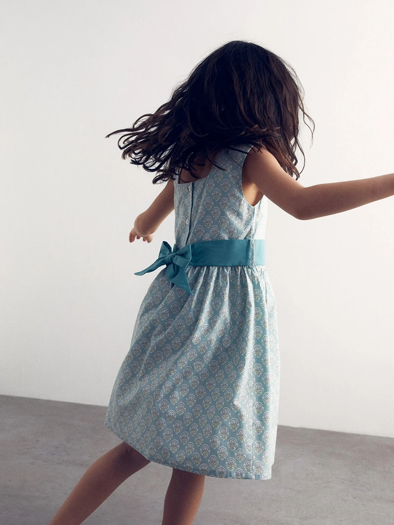 VESTIDO NIÑA SFERA ALGODÓN TIRANTES - 4
