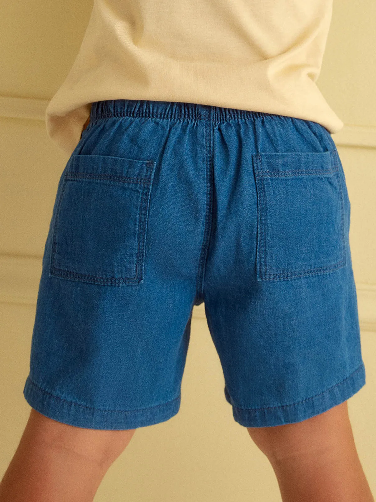 SHORT NIÑO SFERA ALGODÓN DENIM - 3