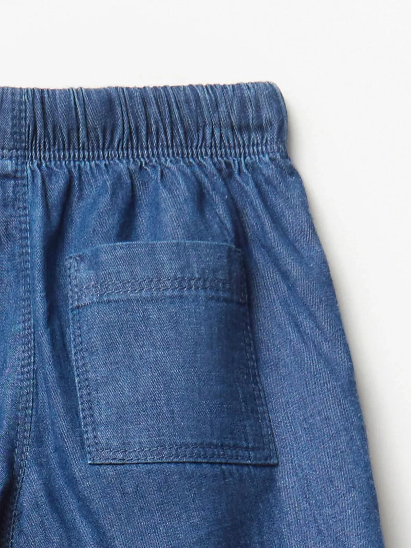 SHORT NIÑO SFERA ALGODÓN DENIM - 7