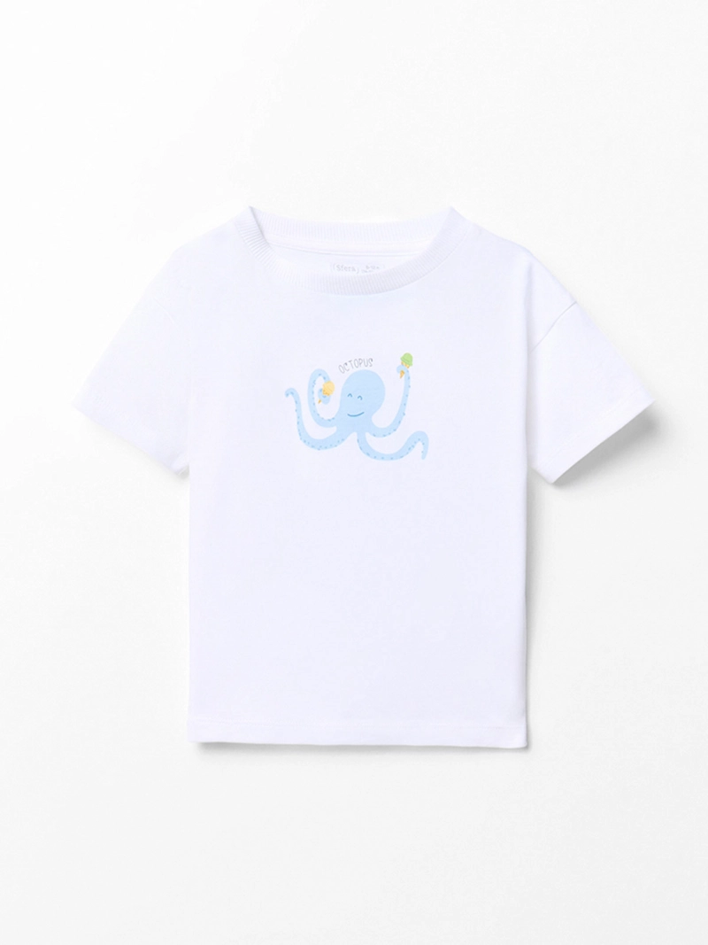 POLERA NIÑO SFERA MANGA CORTA