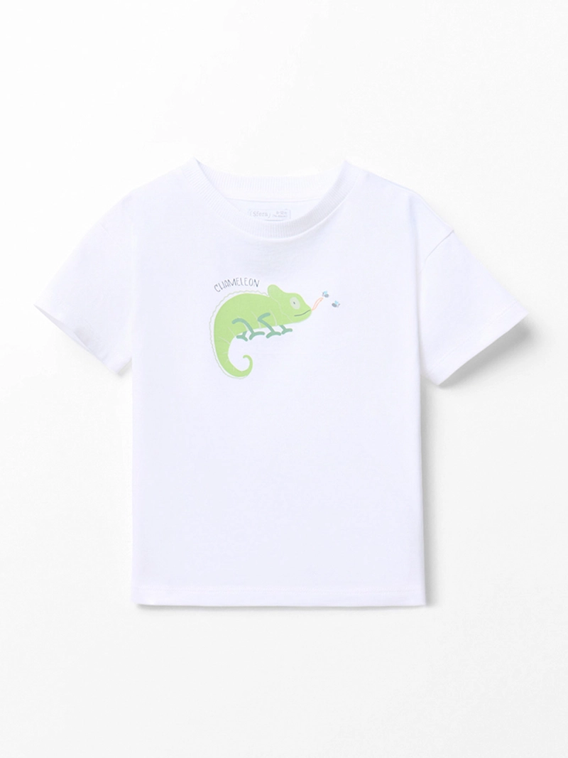POLERA NIÑO SFERA MANGA CORTA - 4