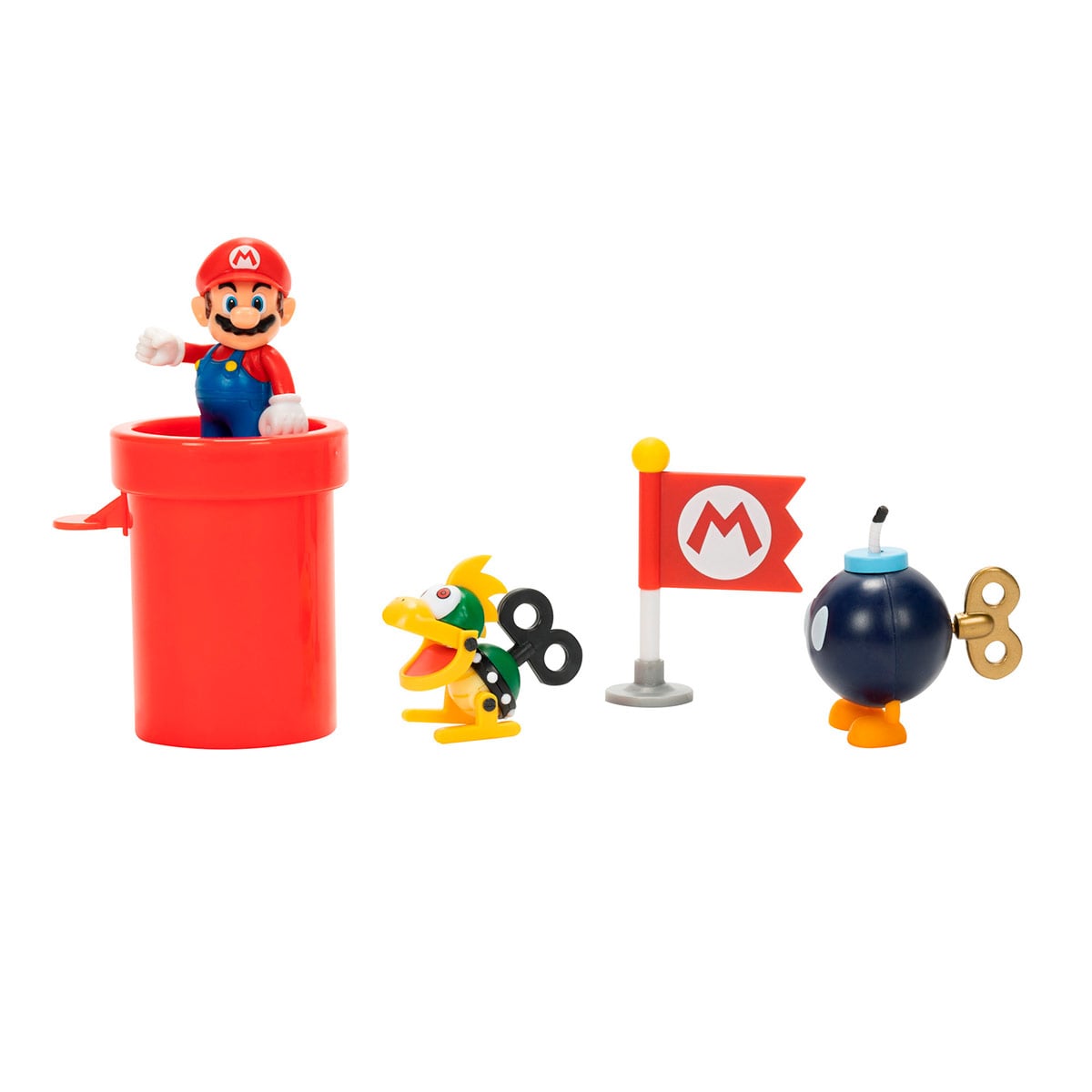 FIGURA DE ACCIÓN SUPER MARIO BOWSER AIRSHIP DECK + FIGURA 6 CM - 1