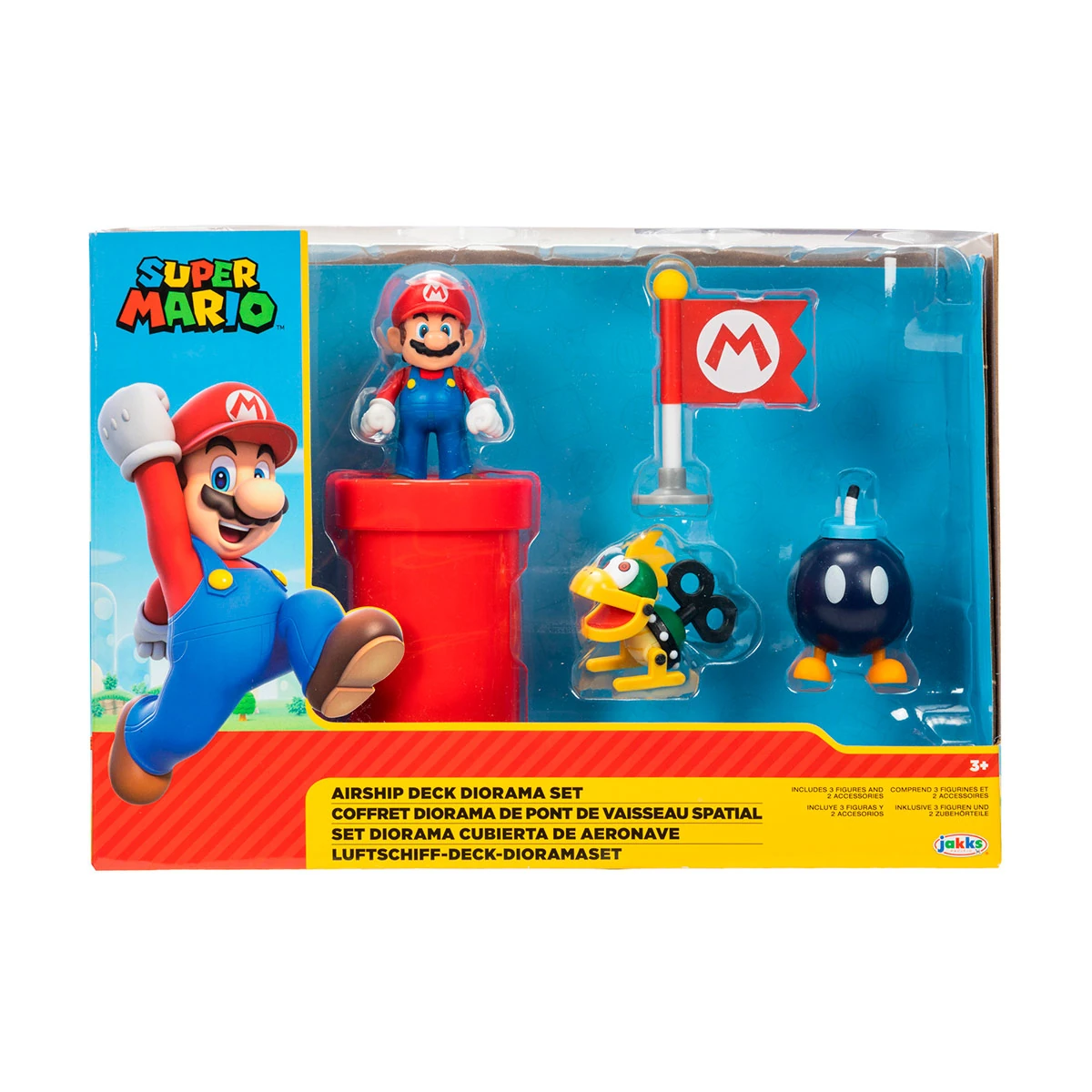 FIGURA DE ACCIÓN SUPER MARIO BOWSER AIRSHIP DECK + FIGURA 6 CM - 4