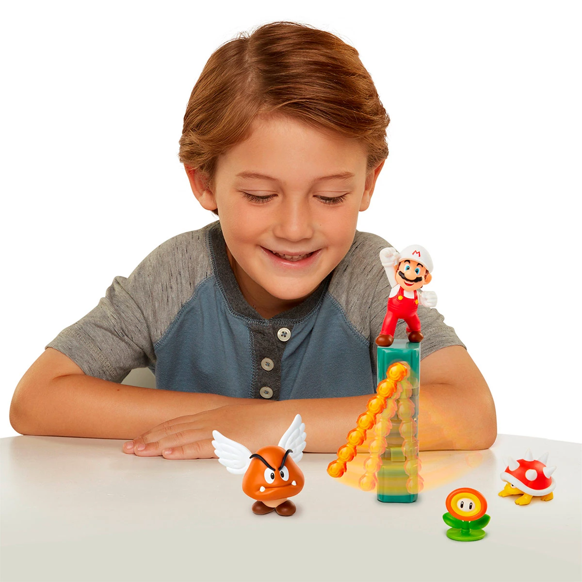 FIGURA DE ACCIÓN SUPER MARIO LAVA CASTLE + FIGURA 6 CM - 4