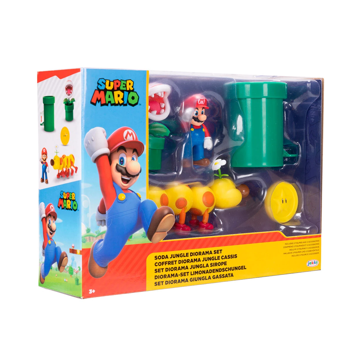 FIGURA DE ACCIÓN SUPER MARIO SODA JUNGLE + FIGURA 6 CM - 6