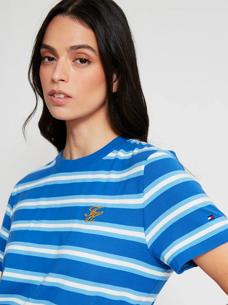POLERA MUJER TOMMY HILFIGER MANGA CORTA ALGODÓN - 4