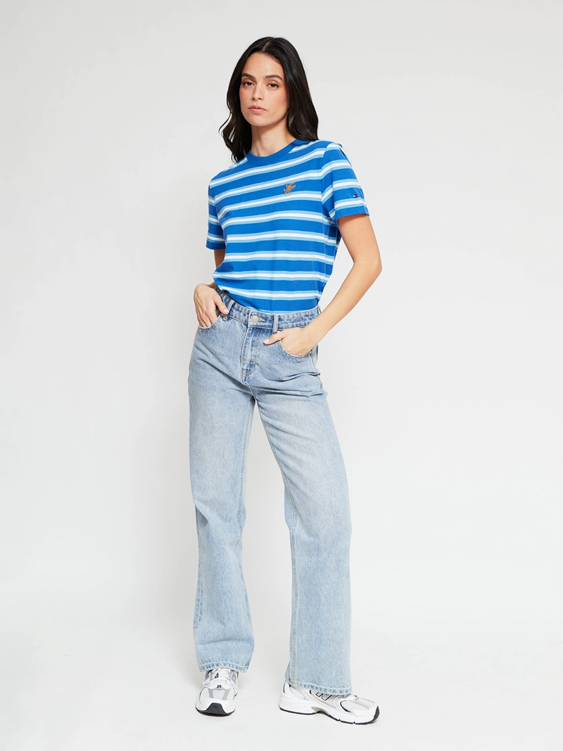 POLERA MUJER TOMMY HILFIGER MANGA CORTA ALGODÓN - 5