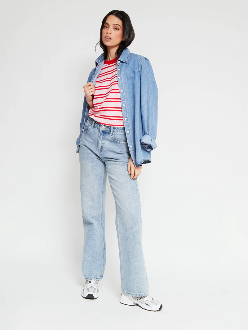 POLERA MUJER TOMMY HILFIGER MANGA CORTA ALGODÓN - 5