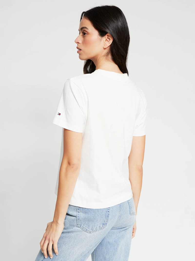 POLERA MUJER TOMMY HILFIGER MANGA CORTA ALGODÓN - 2