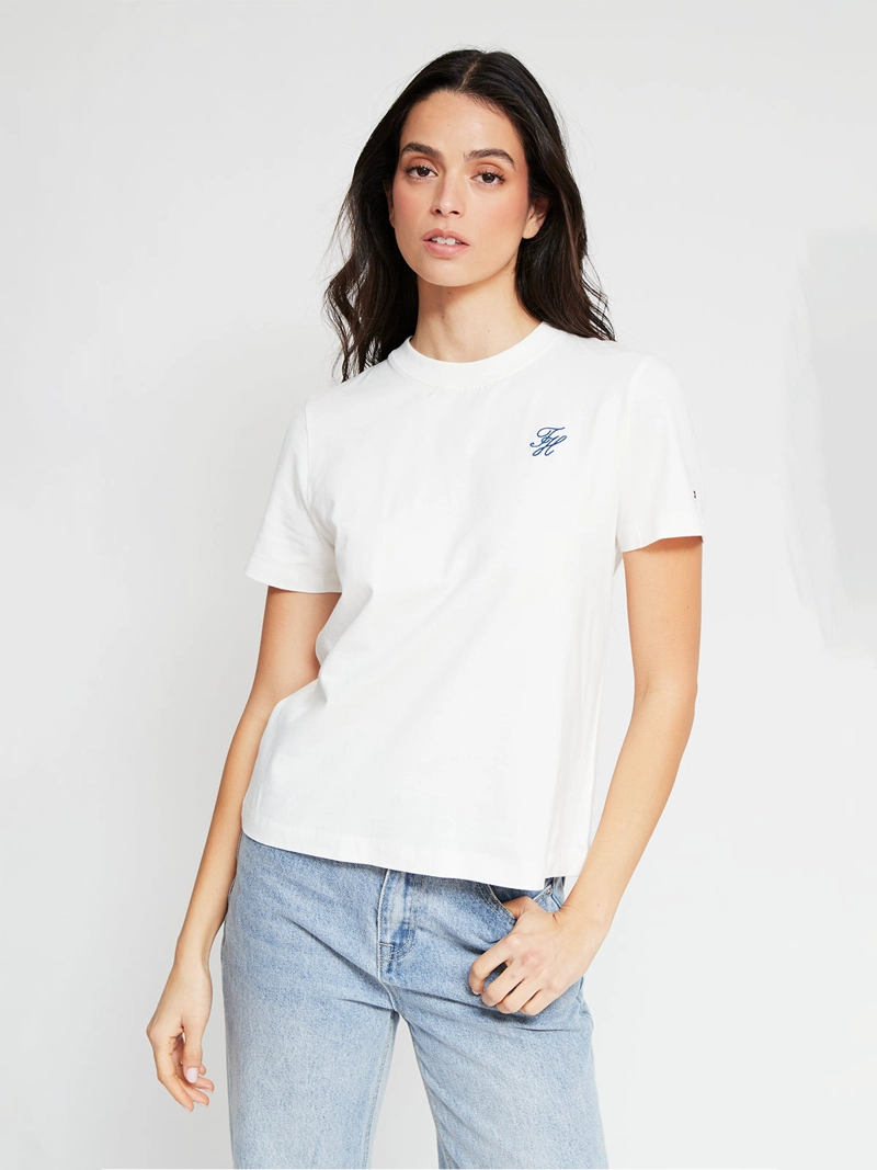 POLERA MUJER TOMMY HILFIGER MANGA CORTA ALGODÓN - 3