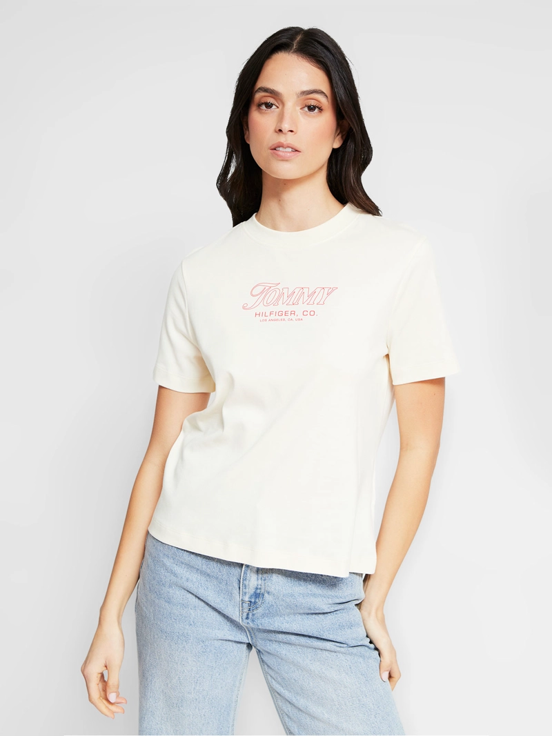 POLERA MUJER TOMMY HILFIGER MANGA CORTA ALGODÓN - 3