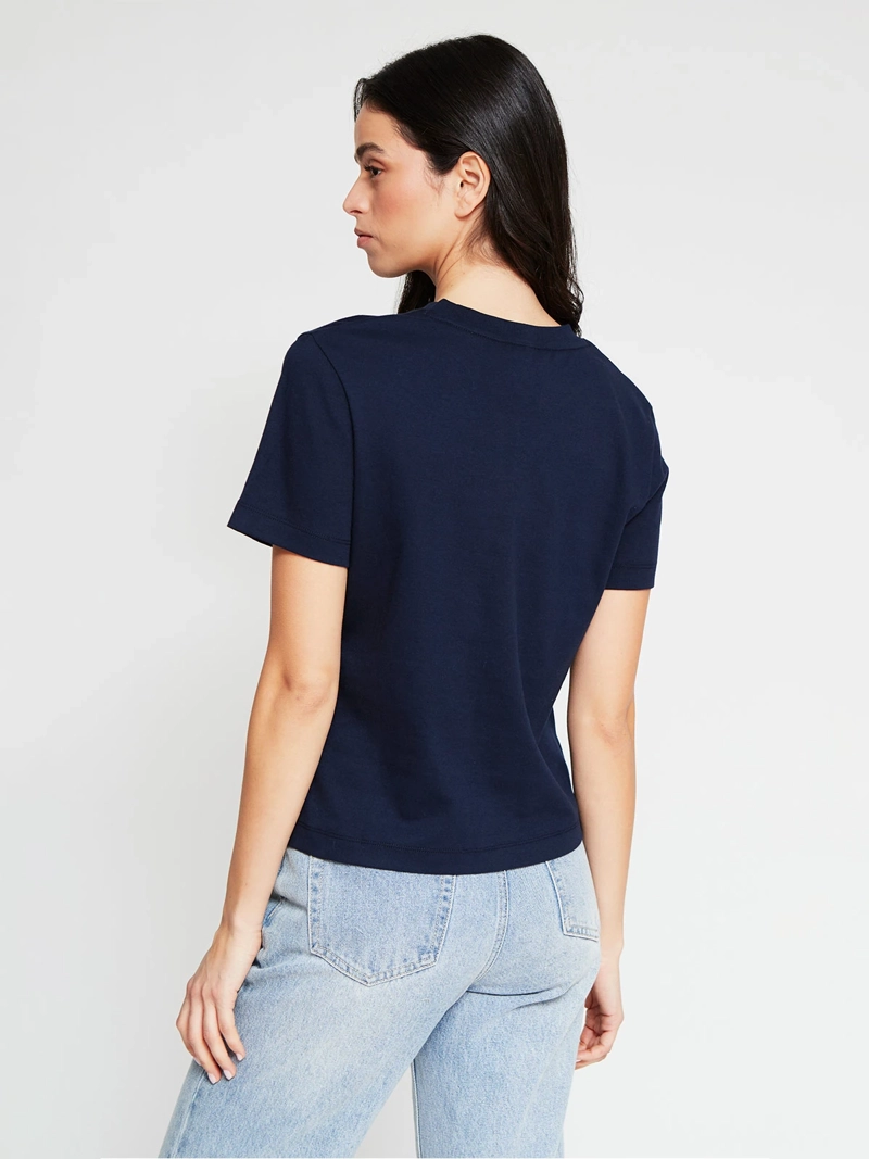 POLERA MUJER TOMMY HILFIGER MANGA CORTA ALGODÓN - 2