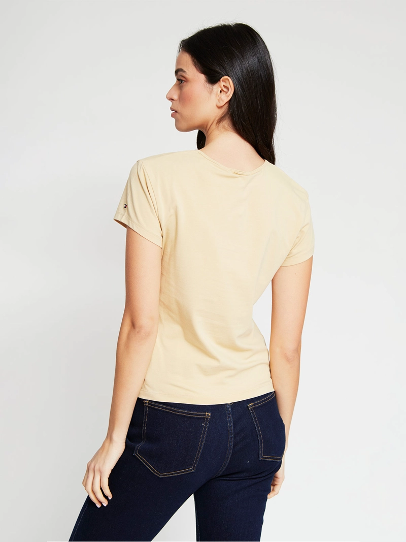 POLERA MUJER TOMMY HILFIGER MANGA CORTA ALGODÓN - 2