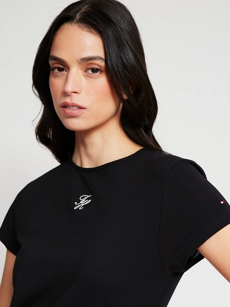 POLERA MUJER TOMMY HILFIGER MANGA CORTA ALGODÓN - 4