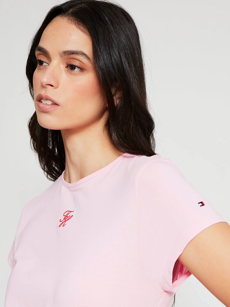 POLERA MUJER TOMMY HILFIGER MANGA CORTA ALGODÓN - 4