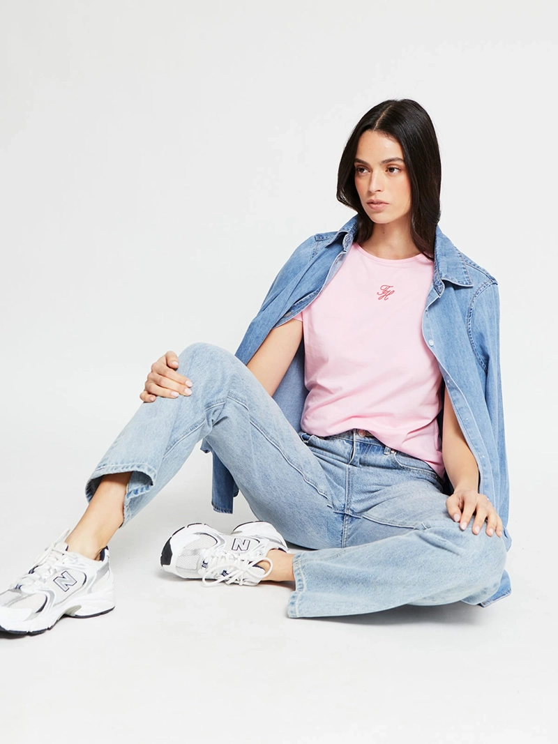 POLERA MUJER TOMMY HILFIGER MANGA CORTA ALGODÓN - 5