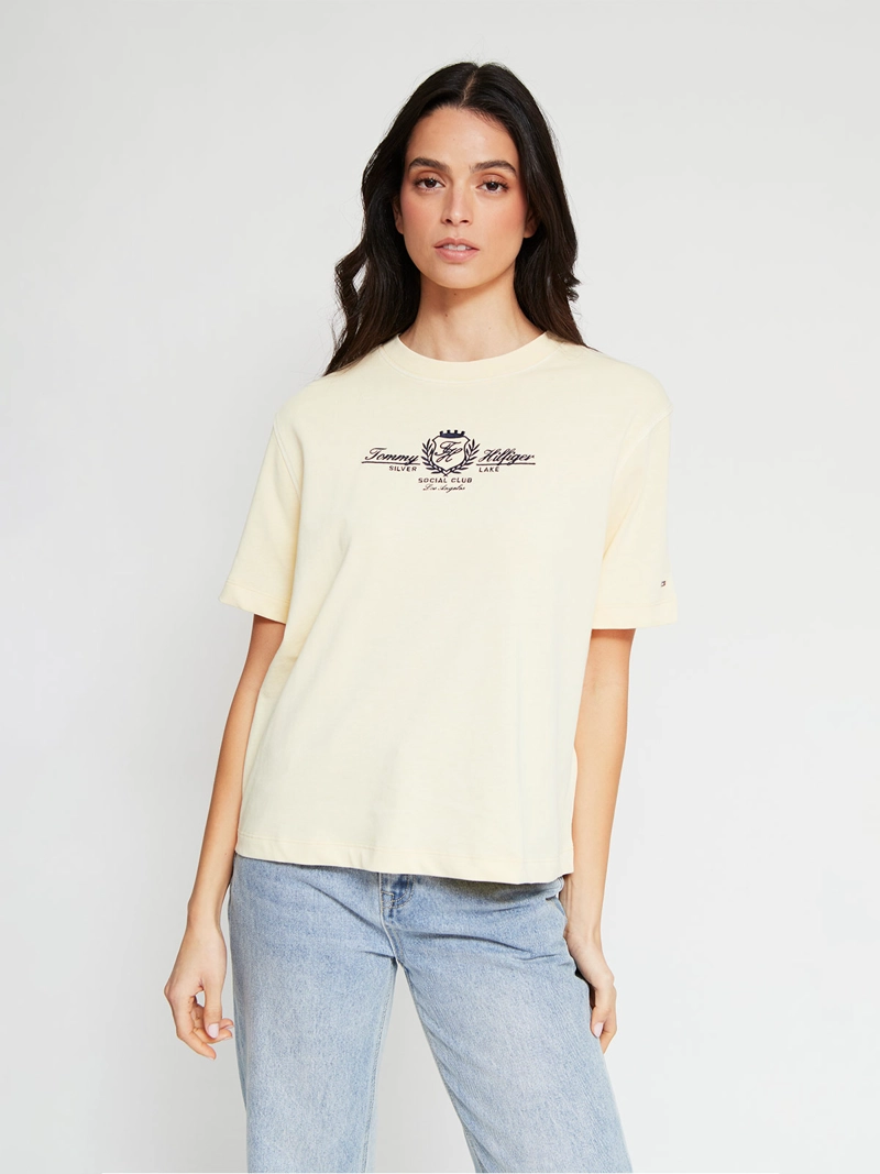 POLERA MUJER TOMMY HILFIGER MANGA CORTA ALGODÓN - 3