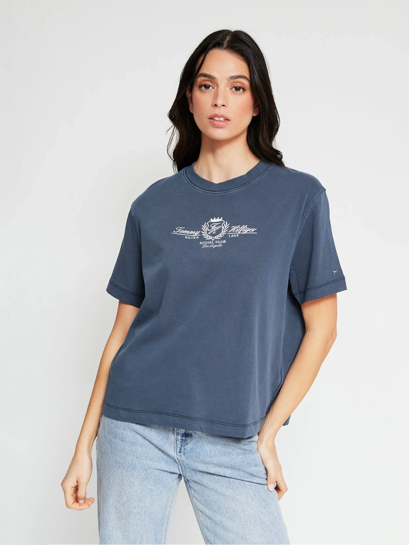 POLERA MUJER TOMMY HILFIGER MANGA CORTA ALGODÓN - 3