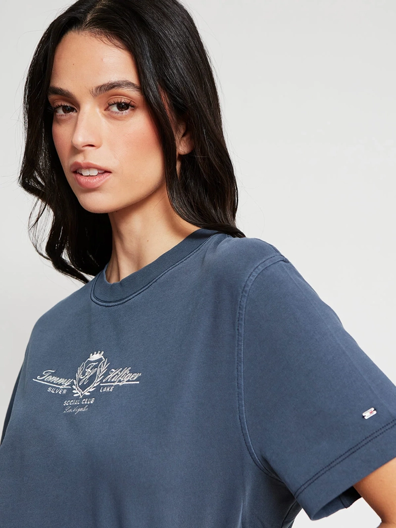 POLERA MUJER TOMMY HILFIGER MANGA CORTA ALGODÓN - 4