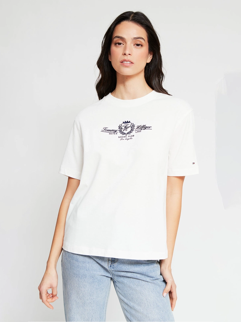 POLERA MUJER TOMMY HILFIGER MANGA CORTA ALGODÓN - 3