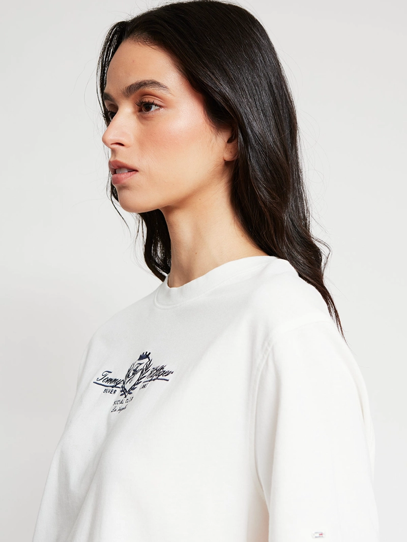 POLERA MUJER TOMMY HILFIGER MANGA CORTA ALGODÓN - 4