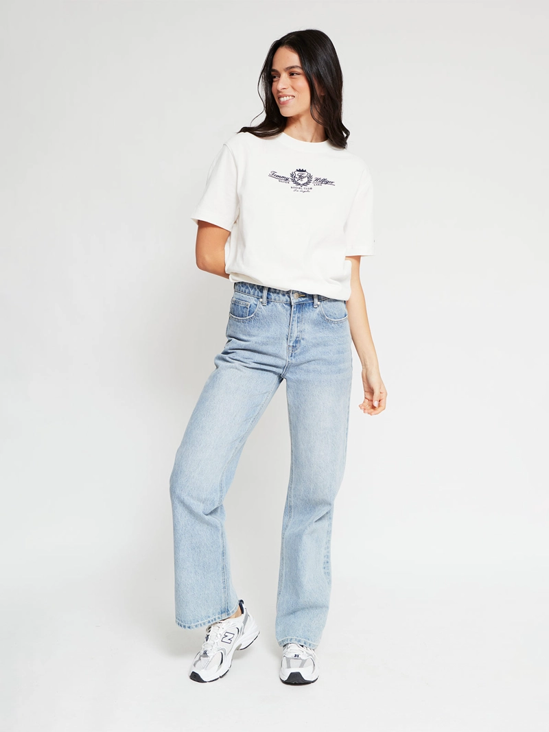 POLERA MUJER TOMMY HILFIGER MANGA CORTA ALGODÓN - 5