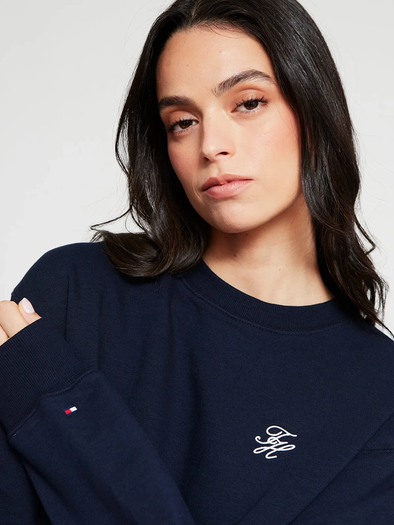 POLERÓN MUJER TOMMY HILFIGER MANGA LARGA ALGODÓN - 4