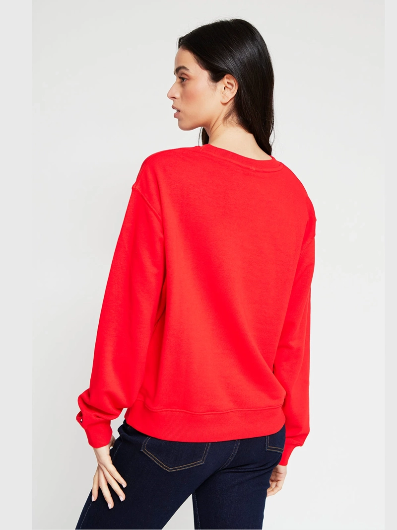POLERÓN MUJER TOMMY HILFIGER MANGA LARGA ALGODÓN - 2