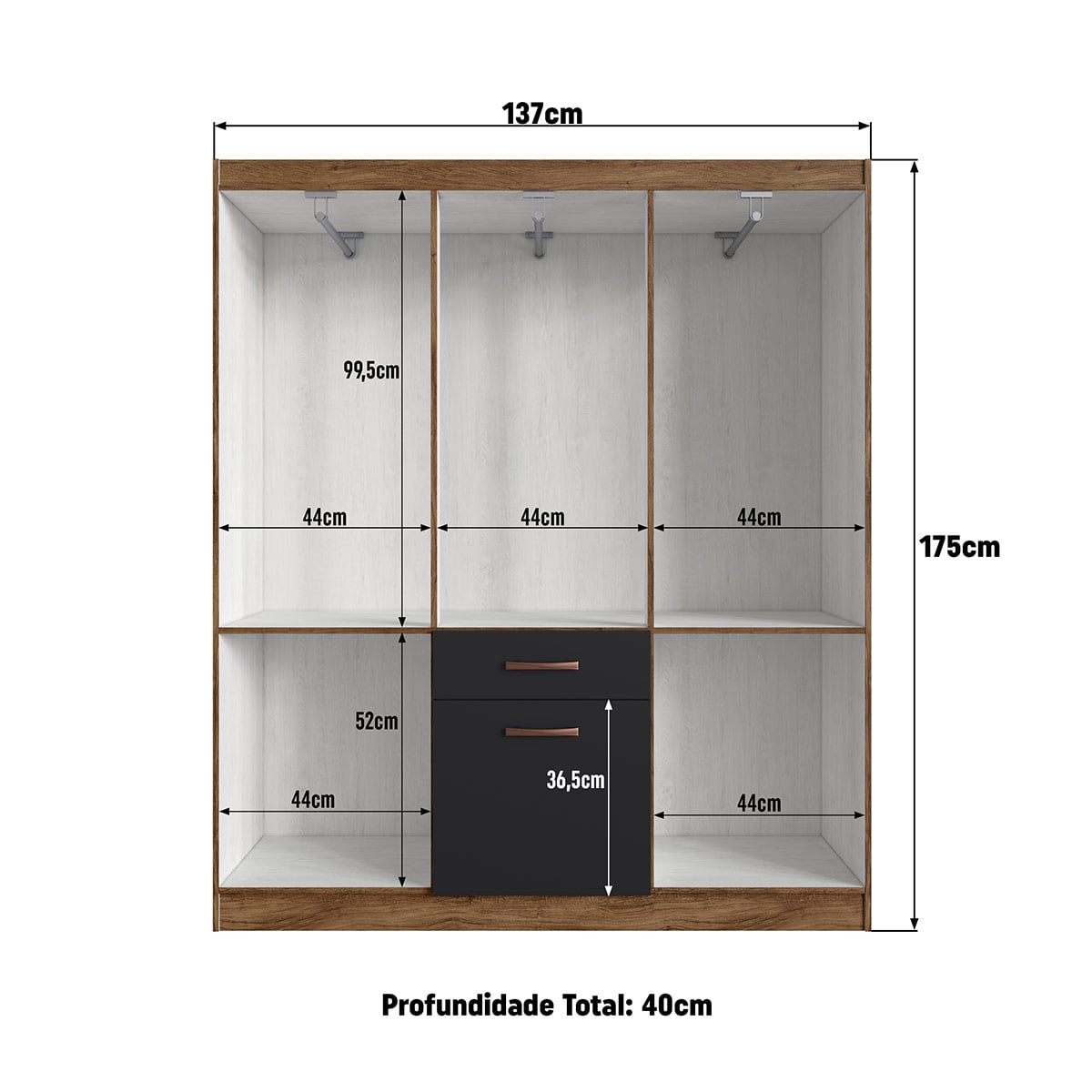 CLOSET ALTAVISION 5806 7 PUERTAS 1 CAJÓN - 6