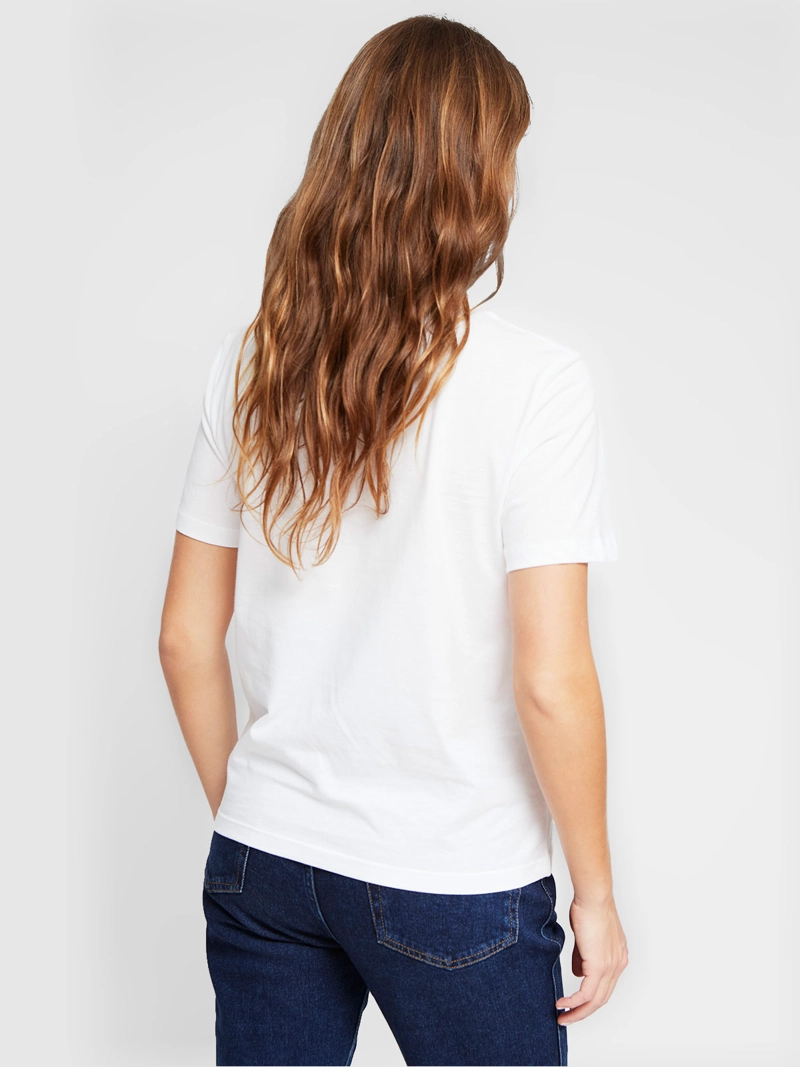 POLERA MUJER CALVIN KLEIN MANGA CORTA ALGODÓN - 2