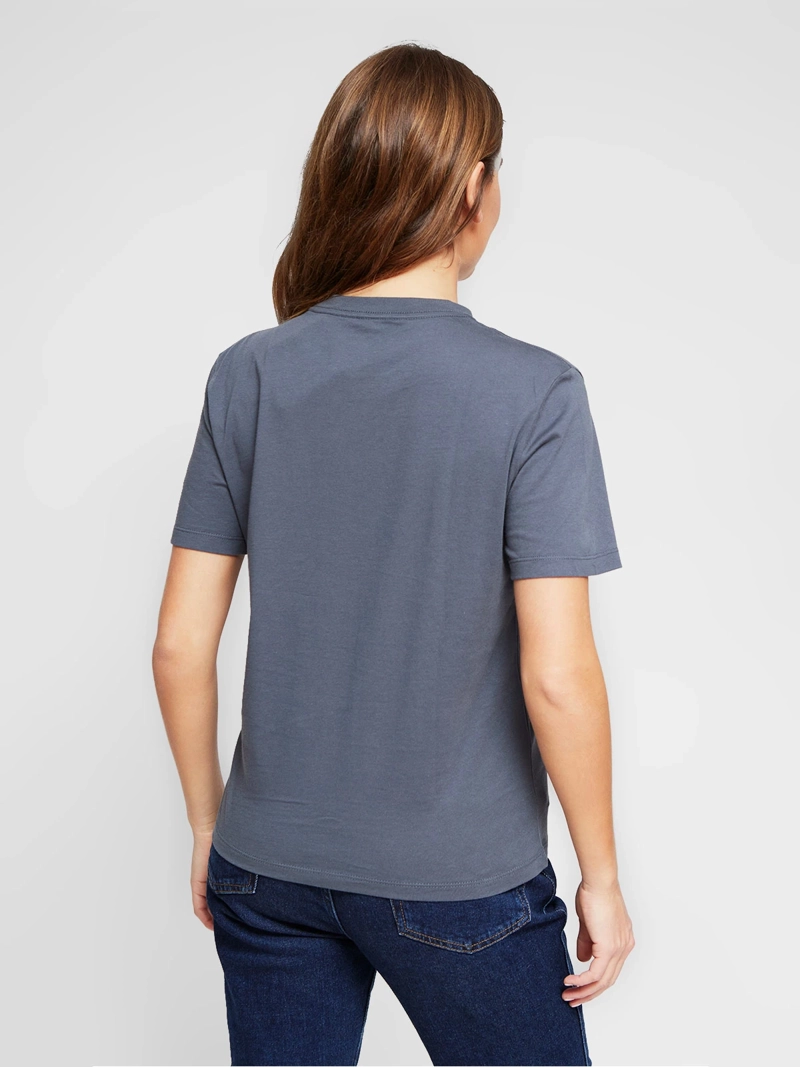 POLERA MUJER CALVIN KLEIN MANGA CORTA ALGODÓN - 2