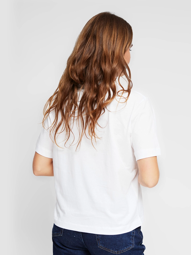 POLERA MUJER CALVIN KLEIN MANGA CORTA ALGODÓN - 2
