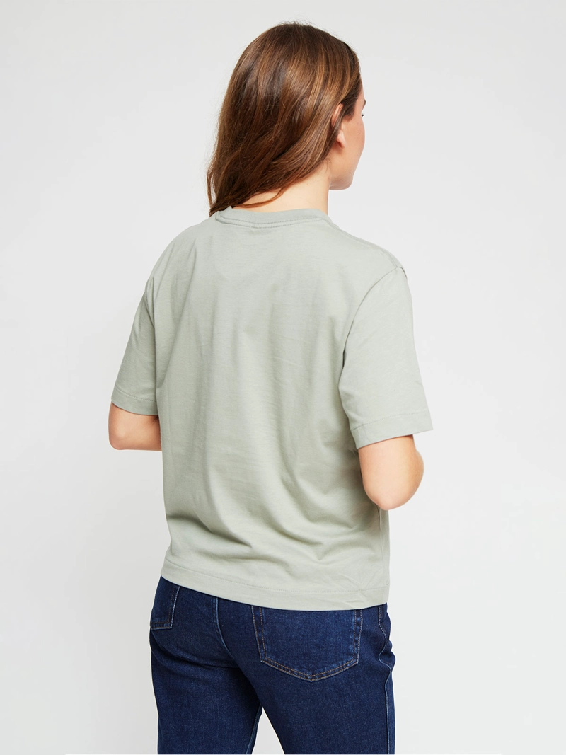 POLERA MUJER CALVIN KLEIN MANGA CORTA ALGODÓN - 2
