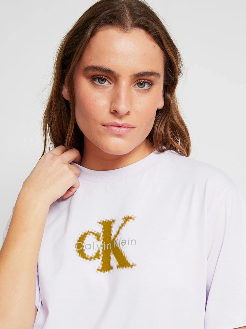 POLERA MUJER CALVIN KLEIN MANGA CORTA ALGODÓN - 4