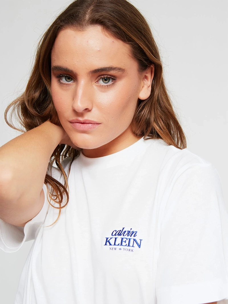 POLERA MUJER CALVIN KLEIN MANGA CORTA ALGODÓN - 4