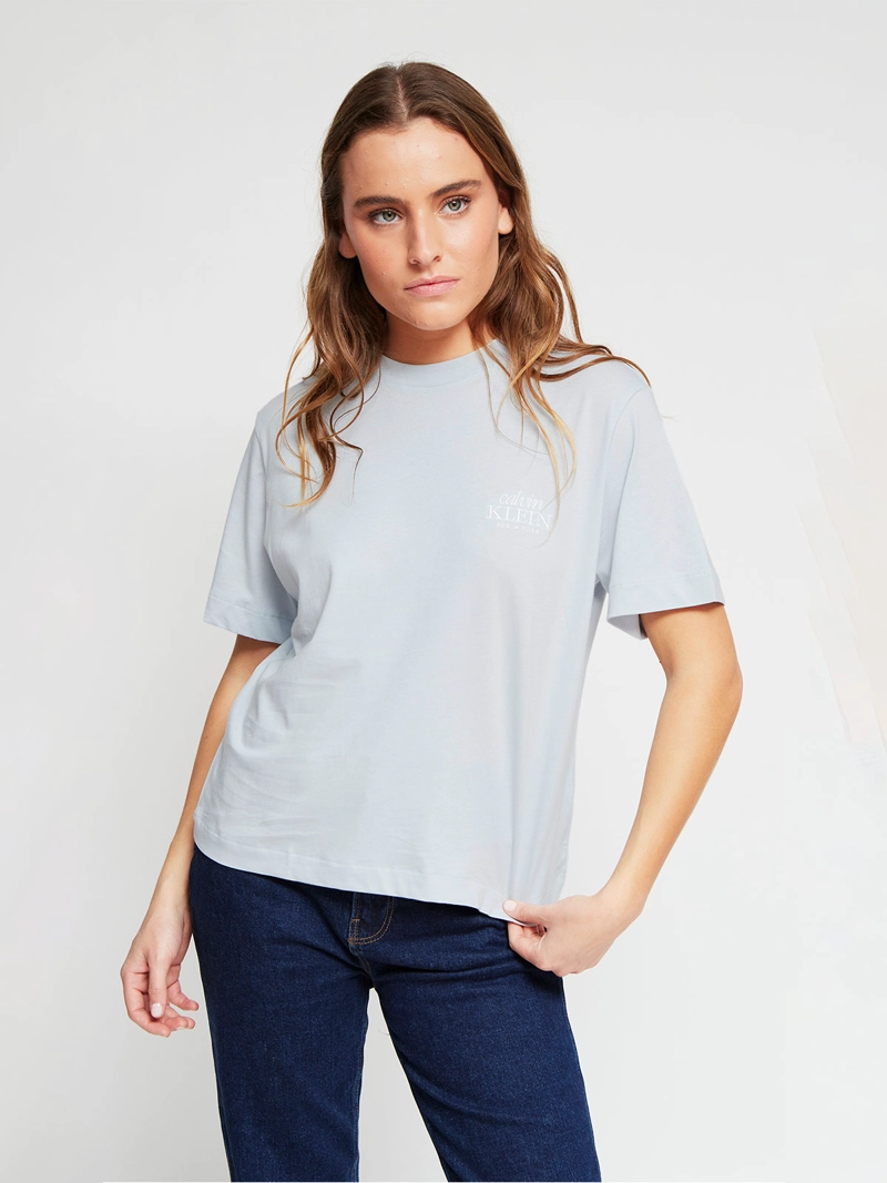 POLERA MUJER CALVIN KLEIN MANGA CORTA ALGODÓN - 3