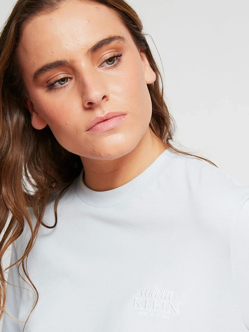 POLERA MUJER CALVIN KLEIN MANGA CORTA ALGODÓN - 4