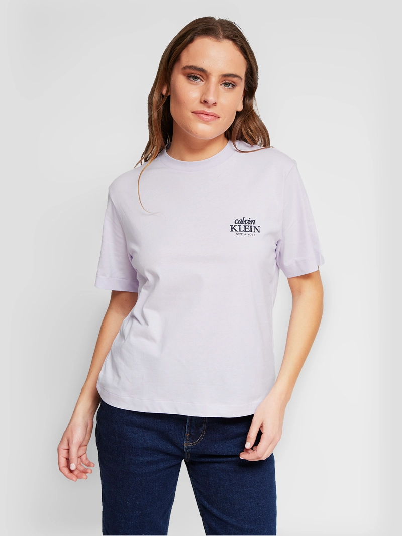 POLERA MUJER CALVIN KLEIN MANGA CORTA ALGODÓN - 3