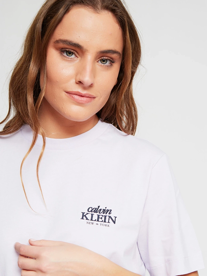 POLERA MUJER CALVIN KLEIN MANGA CORTA ALGODÓN - 4