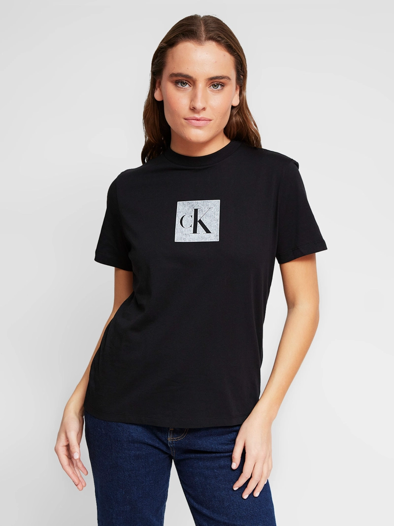 POLERA MUJER CALVIN KLEIN MANGA CORTA ALGODÓN - 3