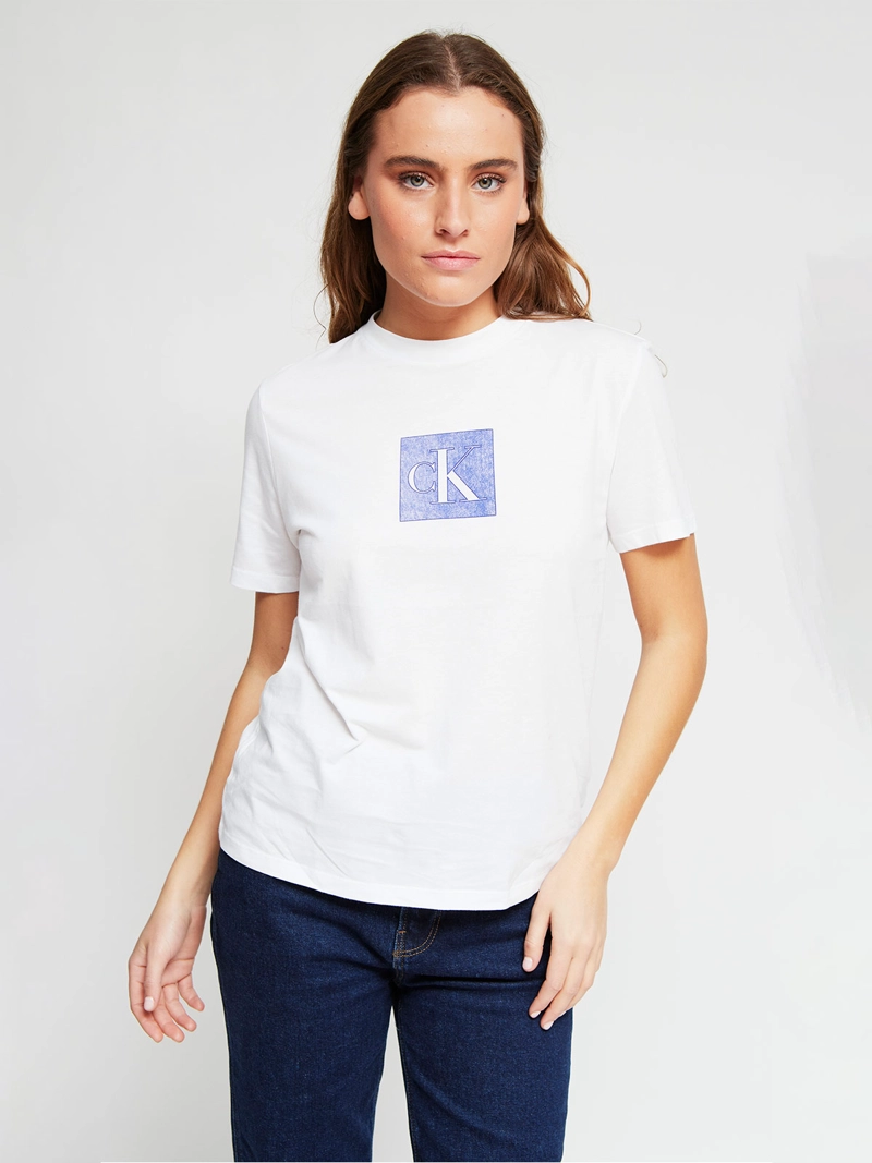 POLERA MUJER CALVIN KLEIN MANGA CORTA ALGODÓN - 3