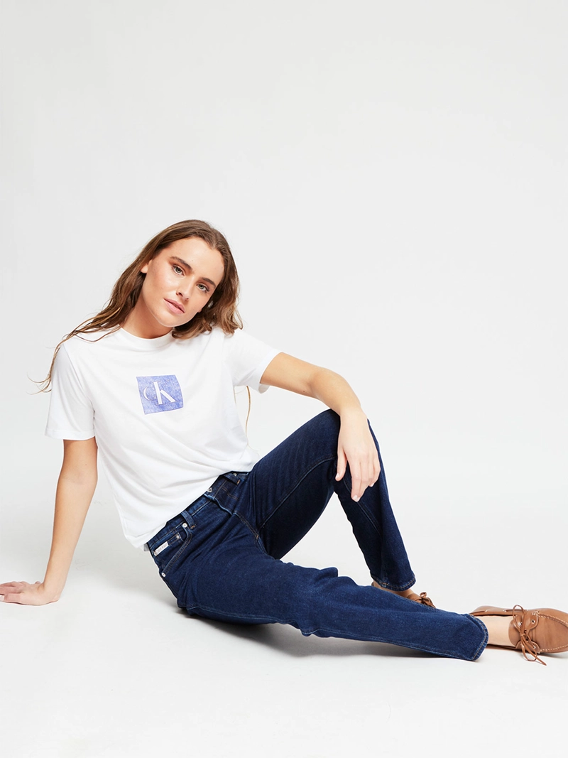 POLERA MUJER CALVIN KLEIN MANGA CORTA ALGODÓN - 5