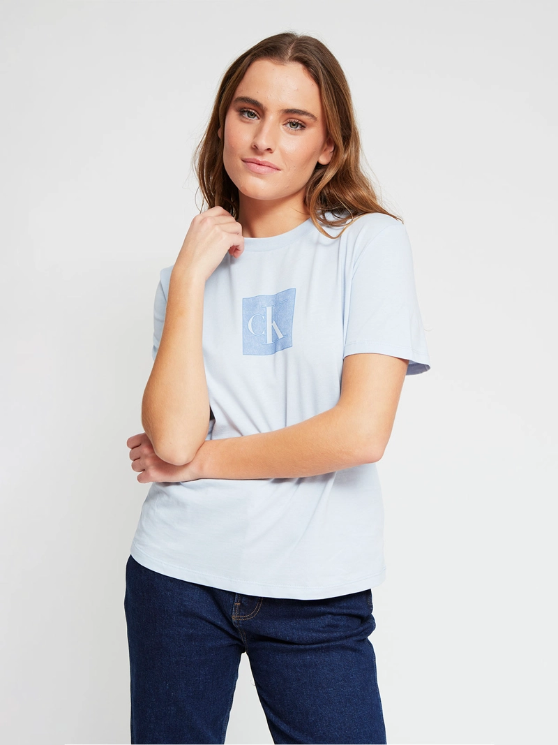 POLERA MUJER CALVIN KLEIN MANGA CORTA ALGODÓN - 3