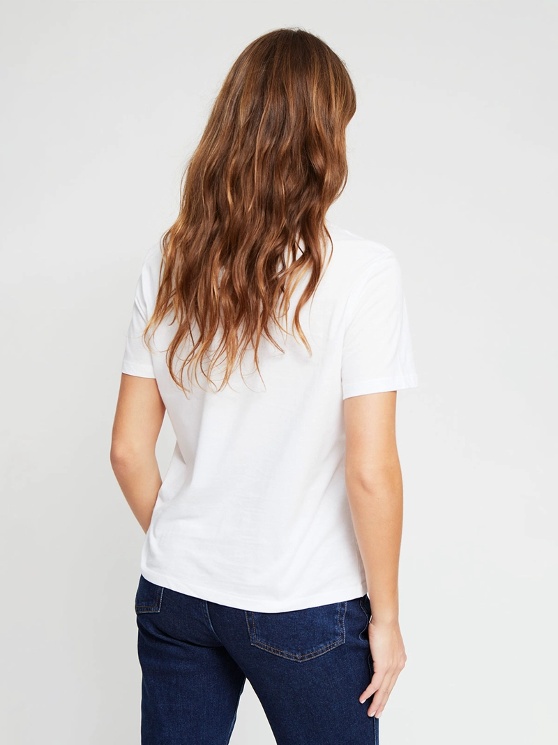 POLERA MUJER CALVIN KLEIN MANGA CORTA ALGODÓN - 2