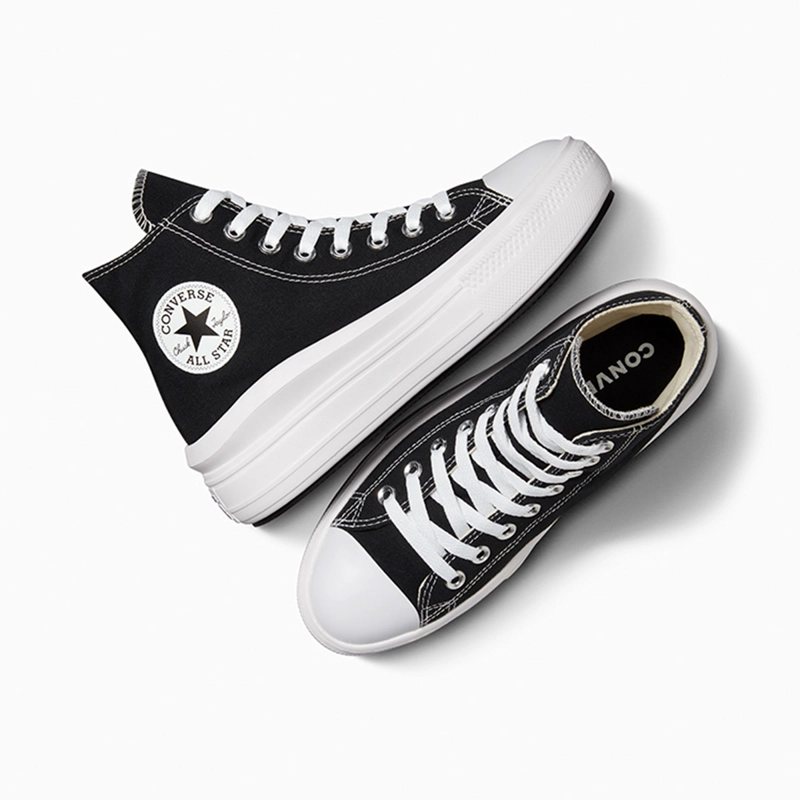 ZAPATILLAS UNISEX CONVERSE URBANO NEGRO CHUCK TAYLOR ALL STAR MOVE - 4
