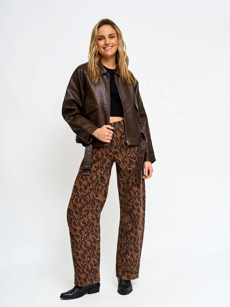 CHAQUETA MUJER BARBADOS EFECTO PIEL - 5