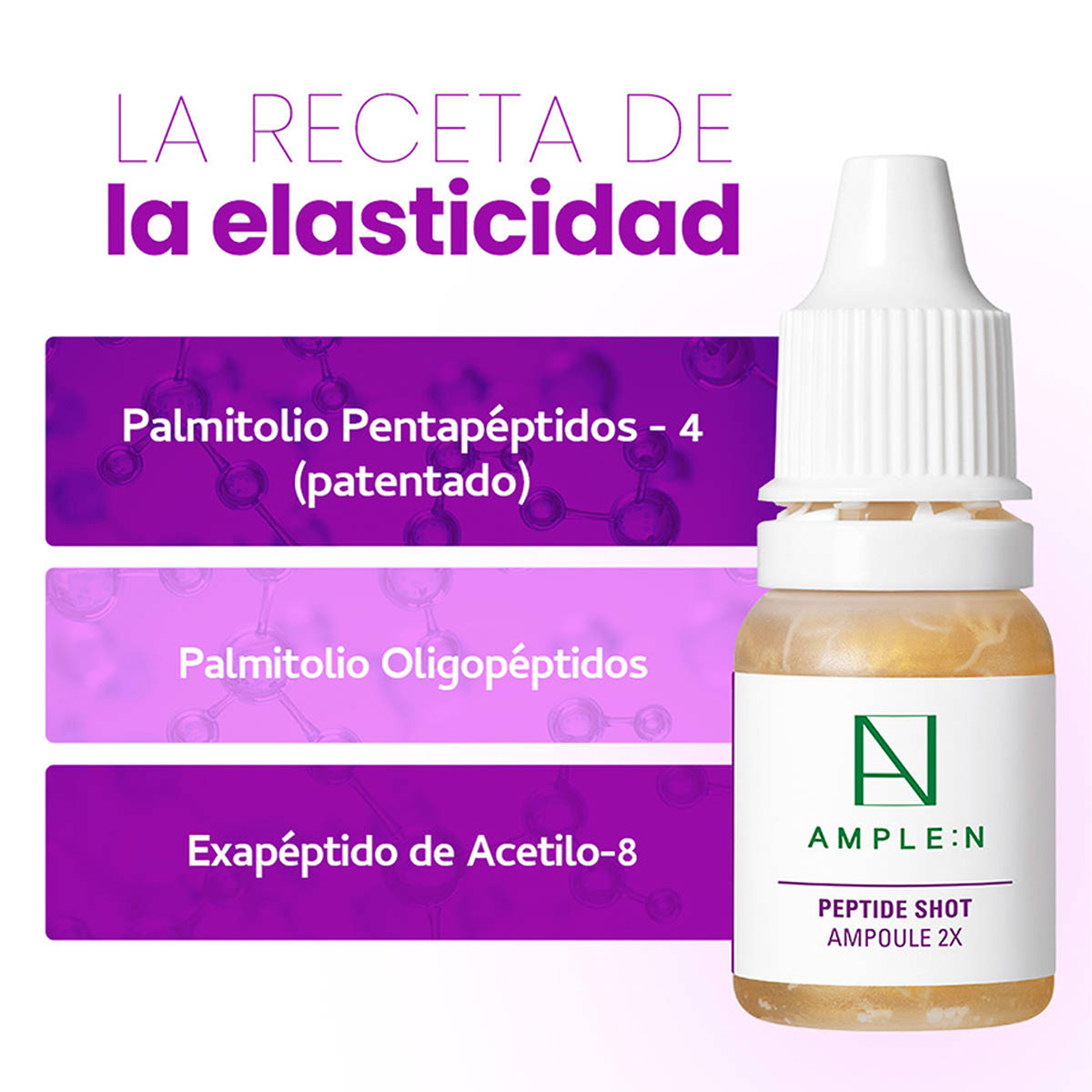 SET TRATAMIENTO AMPLEN SÉRUM PEPTIDOS+MINI COLÁGENO+ MASCARILLA VIT C - 4