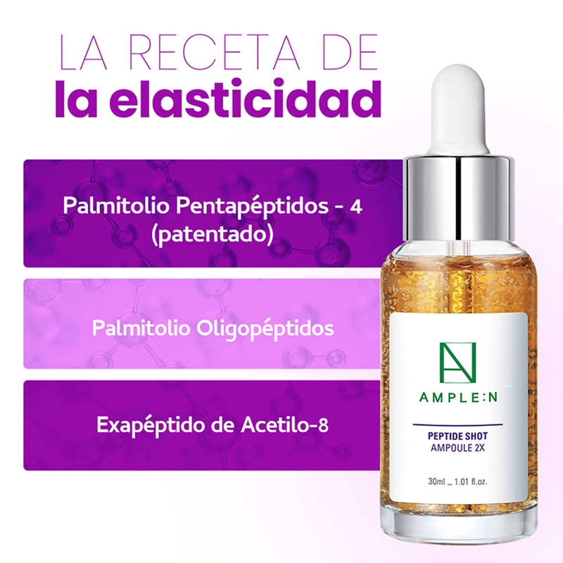 SET TRATAMIENTO AMPLEN SÉRUM COLAGENO+MINI PÉPTIDOS+MASCARILLA VIT C - 4
