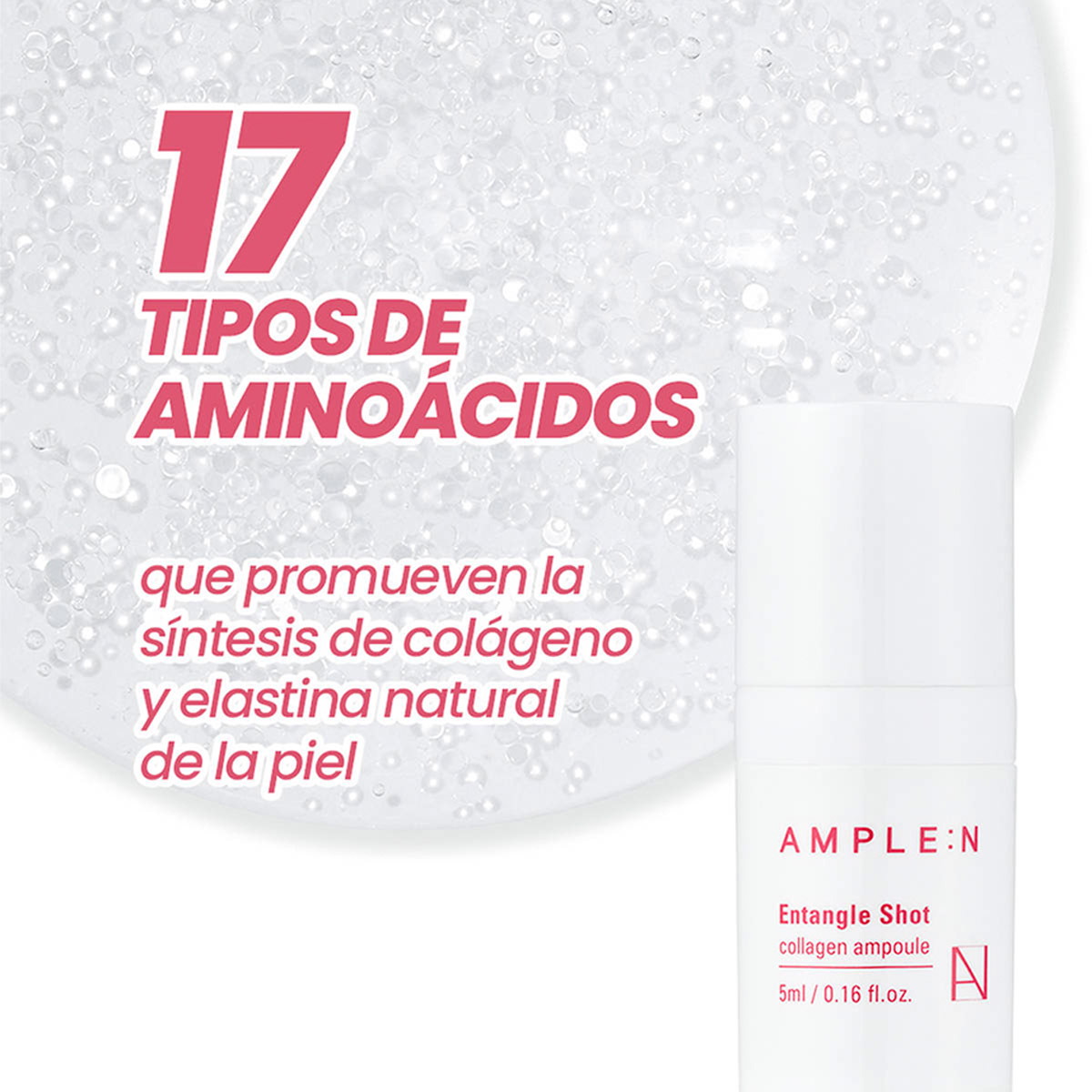 SET TRATAMIENTO AMPLEN SÉRUM COLAGENO+MINI PÉPTIDOS+MASCARILLA VIT C - 7