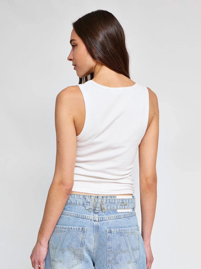 POLERA MUJER APPAREL POWER BY PERALTA ALGODÓN SIN MANGAS - 2